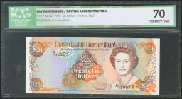 CAYMAN ISLANDS. 25 Dollars. 1996. (Pick: 19). ICG70.