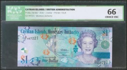 CAYMAN ISLANDS. 1 Dollar. 2010. (Pick: 38a). ICG66