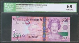 CAYMAN ISLANDS. 50 Dollars. 2010. (Pick: 42a). ICG68.