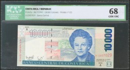 COSTA RICA. 10000 Colones. 30 July 1997. (Pick: 267a). ICG68.