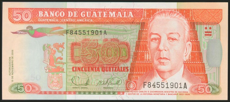 GUATEMALA. 50 Quetzales. 2006. (Pick: 113). Uncirculated.