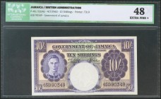 JAMAICA. 10 Shillings. 4 July 1960. (Pick: 46). ICG48.