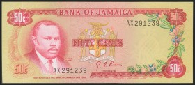 JAMAICA. 50 Cents. 1960. (Pick: 53a). Uncirculated.