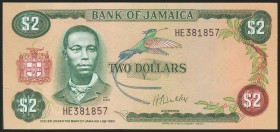 JAMAICA. 2 Dollars. 1960. (Pick: 55a). Uncirculated.