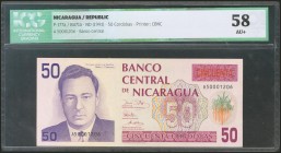 NICARAGUA. 50 Cordobas. 1991. (Pick: 177a). ICG58.