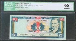 NICARAGUA. 100 Cordobas. 1997. (Pick: 187). ICG68.