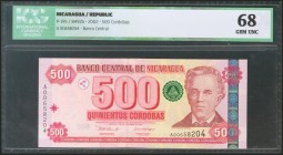 NICARAGUA. 500 Cordobas. 2002. (Pick: 195). ICG68.