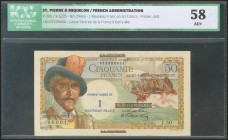 SAINT PIERRE AND MIQUELON. 50 Francs. 1960. (Pick: 30b). ICG58.
