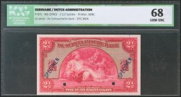 SURINAME. 2 1/2 Gulden. 1940. Specimen. (Pick: 87s). ICG68.