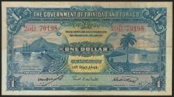 TRINIDAD AND TOBAGO. 1 Dollar. 1 May 1942. (Pick: 5c). Fine.
