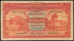 TRINIDAD AND TOBAGO. 2 Dollars. 1 January 1943. (Pick: 8). Fine.