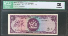 TRINIDAD AND TOBAGO. 20 Dollars. 1964. (Pick: 33a). ICG30.