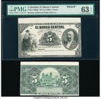 Colombia Banco Central 5 Pesos ND (ca.1900) Pick S368p Front and Back Proofs PMG Choice Uncirculated 63 EPQ; Crisp Uncirculated. 

HID09801242017

© 2...