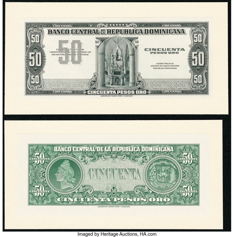 Dominican Republic Banco Central de la Republica Dominicana 50 Pesos Oro ND (194...