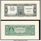 Dominican Republic Banco Central de la Republica Dominicana 50 Pesos Oro ND (1947-50) Pick 64p Front and Back Proofs Crisp Uncirculated. 

HID09801242...