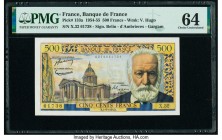 France Banque de France 500 Francs 2.9.1954 Pick 133a PMG Choice Uncirculated 64. Pinholes. 

HID09801242017

© 2020 Heritage Auctions | All Rights Re...