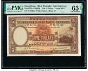 Hong Kong Hongkong & Shanghai Banking Corp. 5 Dollars 30.3.1946 Pick 173e PMG Gem Uncirculated 65 EPQ. 

HID09801242017

© 2020 Heritage Auctions | Al...