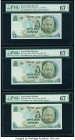 Israel Bank of Israel 5 Lirot 1968 / 5728 Pick 34b Three Examples PMG Superb Gem Unc 67 EPQ (3). Two examples are consecutive.

HID09801242017

© 2020...