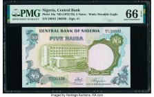 Nigeria Central Bank of Nigeria 5 Naira ND (1973-78) Pick 16a PMG Gem Uncirculated 66 EPQ. 

HID09801242017

© 2020 Heritage Auctions | All Rights Res...