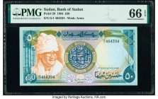 Sudan Bank of Sudan 50 Pounds 1984 Pick 29 PMG Gem Uncirculated 66 EPQ. 

HID09801242017

© 2020 Heritage Auctions | All Rights Reserved