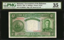 BAHAMAS. Government of the Bahamas. 4 Shillings, 1936. P-9a. PMG Choice Very Fine 35.
Estimate: $100.00- $150.00