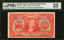 BRITISH GUIANA. Government of British Guiana. 1 Dollar, 1938. P-12b. PMG Very Fine 25.
Estimate: $100.00- $150.00