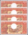 CAMEROON. Lot of (4). Republique Unie Du Cameroun. 500 Francs, 1983. P-15d. Consecutive. Uncirculated.
Estimate: $50.00- $100.00
