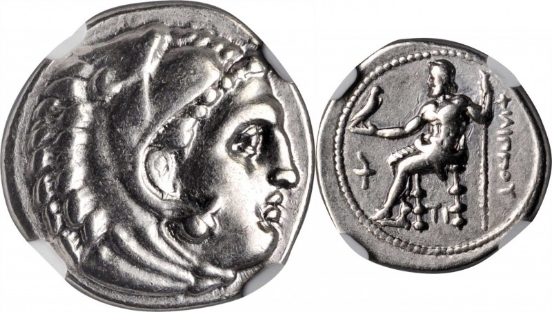 MACEDON. Kingdom of Macedon. Philip III, 323-317 B.C. AR Drachm, Sardes Mint, ca...