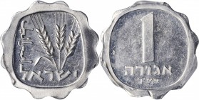 ISRAEL. Agora, JE 5720 (1960). PCGS SPECIMEN-63 Gold Shield.
KM-24.1. Variety with small date and lamed with serifs. About as attractive as one can e...