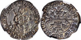 ITALY. Naples. Gigliato, ND (1309-43). Roberto d'Angio. NGC AU-55.
MIR-28; Biaggi-1634. Weight: 3.86 gms. A sharply struck coin with full, detailed p...