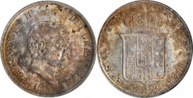 ITALY. Naples & Sicily (as the Two Sicilies). 120 Grana, 1855. Ferdinand II. PCGS MS-63.
Dav-175; KM-370. Choice and attractive, with a solid strike ...