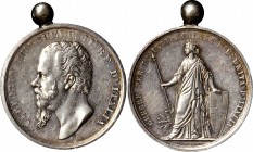 ITALY. Kingdom. Vittorio Emanuele II/Italian Independence Silver Medal, Instituted 4 March 1865. CHOICE VERY FINE.
Barac-292a. Diameter: 32mm. By Can...