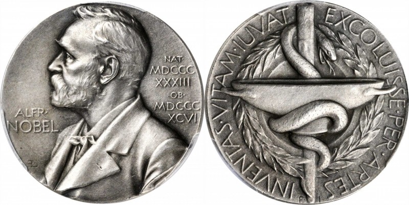 SWEDEN. Nobel Nominating Committee for Medicine Silver Medal, "D10" (1978). Roya...