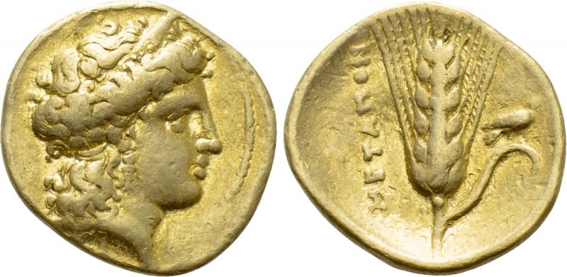 LUCANIA. Metapont. Tetrobol or Third Stater (Circa 334-331/0 BC). Achaian standa...