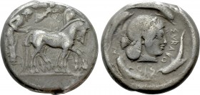 SICILY. Syracuse. Deinomenid Tyranny (485-479 BC). Tetradrachm