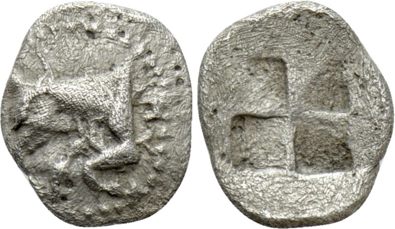THRACE. Byzantion. Hemiobol (Circa 387-340 BC). 

Obv: Forepart of bull left; ...