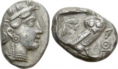 ATTICA. Athens. Tetradrachm (Circa 454-404 BC). Contemporary eastern imitation