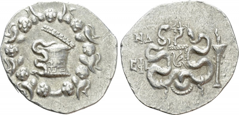 IONIA. Ephesos. Cistophor (Circa 180-67 BC). Dated CY 54 (81/0 BC). 

Obv: Cis...