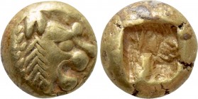 KINGS OF LYDIA. Time of Alyattes to Kroisos (Circa 620/10-550/39 BC). Hemihekte. Sardes
