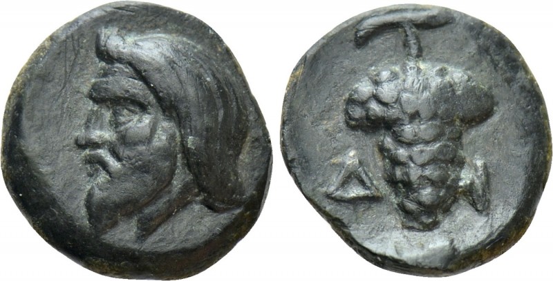 PHRYGIA. Dionysopolis(?). Ae (2nd-1st centuries BC). 

Obv: Head of bearded Si...