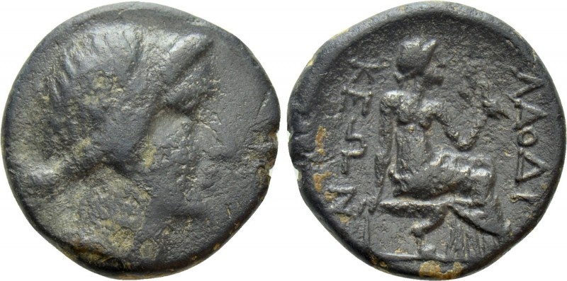 PHRYGIA. Laodikeia. Ae (Circa 189-133 BC). 

Obv: Head of Aphrodite right, wea...