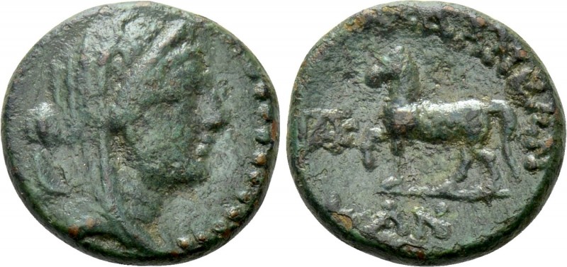 CILICIA. Adana. Ae (Circa 164-27 BC). 

Obv: Veiled head of Demeter right.
Re...
