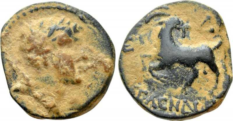 CILICIA. Kelenderis. Ae (2nd-1st centuries BC). 

Obv: Diademed male head righ...