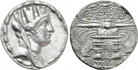 SELEUKIS & PIERIA. Seleukeia Pieria. Tetradrachm (105/4-83/2 BC). CY 11 (99/98 BC)