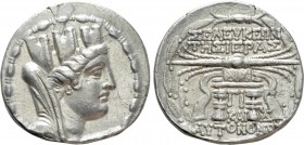 SELEUKIS & PIERIA. Seleukeia Pieria. Tetradrachm (105/4-83/2 BC). CY 13 (97/96 BC)
