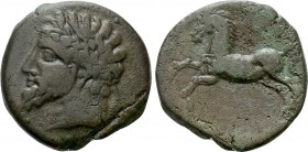 KINGS OF NUMIDIA. Massinissa or Micipsa (203-148 and 148-118 BC, respectively). Ae. Cirta
