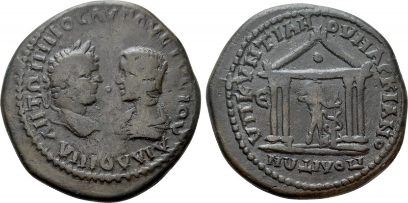 MOESIA INFERIOR. Marcianopolis. Caracalla (197-217). Ae. Quintilianus, magistrat...