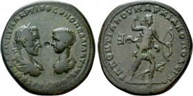 MOESIA INFERIOR. Marcianopolis. Macrinus, with Diadumenian (217-218). Ae