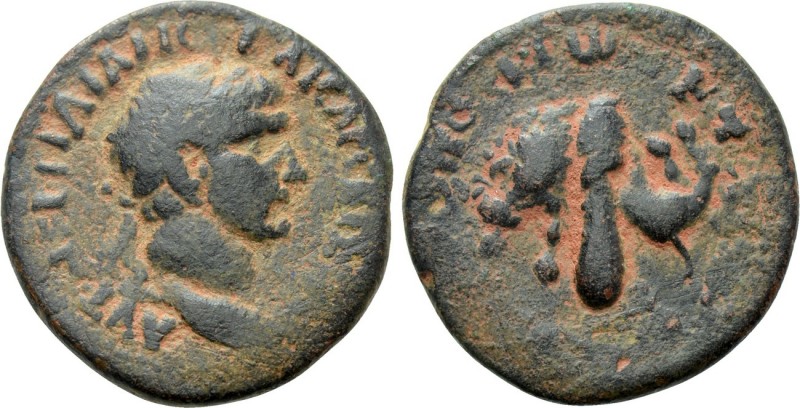PONTUS. Sebastopolis. Trajan (98-117). Ae . 

Obv: ΑΥΤ ΝΕΡ ΤΡΑΙΑΝΟϹ ΚΑΙϹΑΡ ϹΕ ...