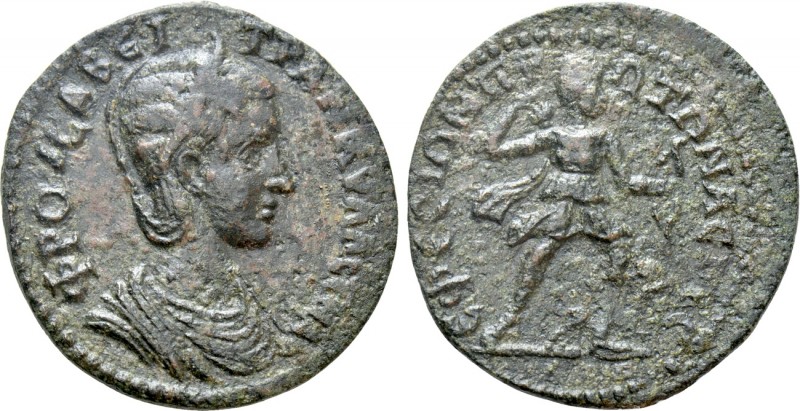 IONIA. Ephesus. Tranquillina (Augusta, 241-244). Ae. 

Obv: ΦΡΟΥ ϹΑΒEΙ ΤΡΑΝΚΥΛ...